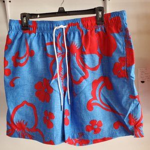 NWOT Lands' End Mens 6 Inch Volley Swim Trunk Shorts Size Small $40 3C332